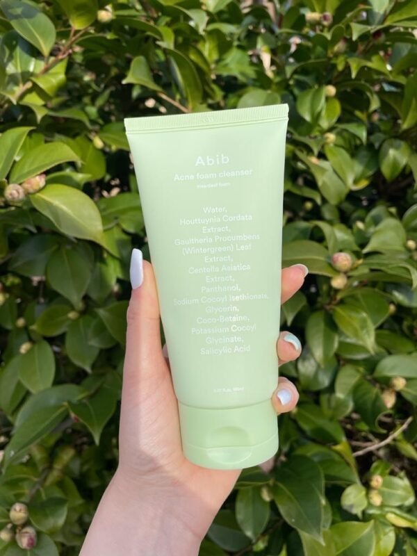img_7036 Abib Heartleaf Acne Foam Cleanser