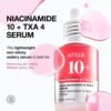 Anua Niacinamide 10% + TXA 4 Serum
أنوا سيروم النياسيناميد 10٪ + حمض الترانيكساميك 4٪