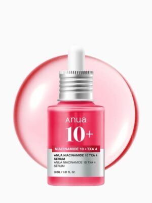 Anua Niacinamide 10% + TXA 4 Serum
أنوا سيروم النياسيناميد 10٪ + حمض الترانيكساميك 4٪